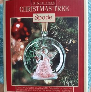 Spode Glass Angel Ornament